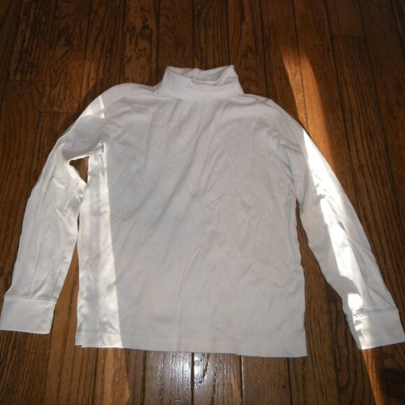 Young Boy's 100% Cotton Long Sleeved Turtleneck Shirt - Picture 1 of 2